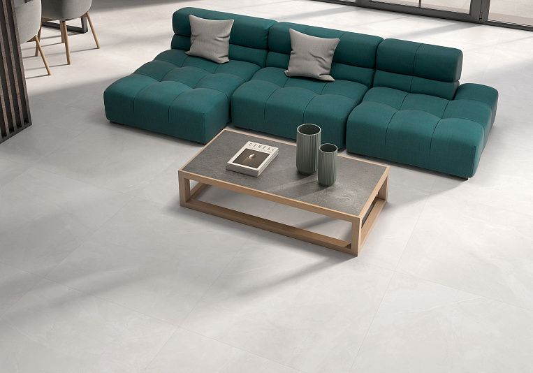 Плитка керамогранит Geotiles Magda Blanco 90x90 Polished (1,62 кв.м.) под мрамор