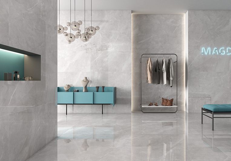 Плитка керамогранит Geotiles Magda Perla 90x90 Polished (1,62 кв.м.) под мрамор