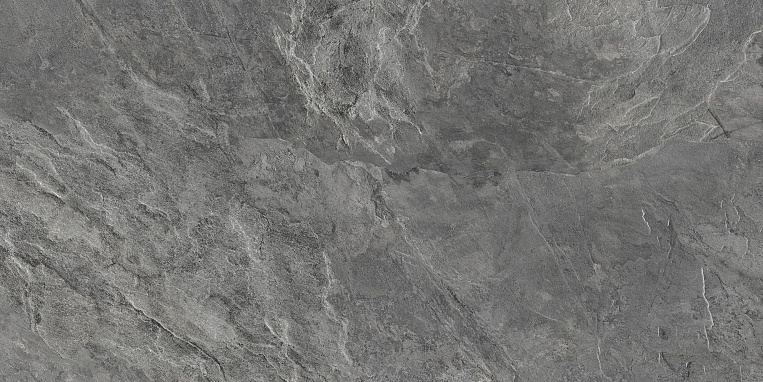 Плитка керамогранит Kerranova Krater Dark Grey K-2212 SR 600x600x9 (1,80 кв.м.) под камень