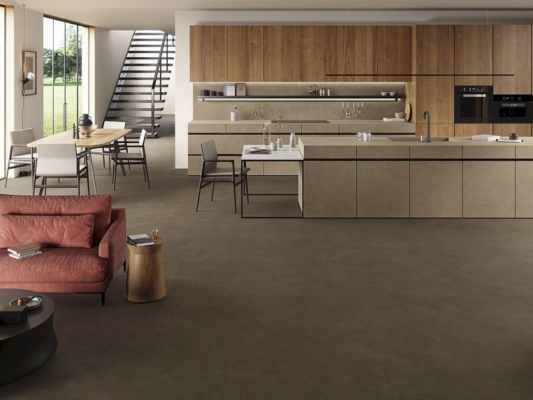 Плитка керамогранит Boost Natural Umber 60x120 Matt (1,44 кв.м.) под бетон