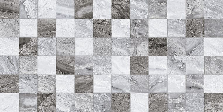 Плитка керамика Cube Ceramica Prado Mosaic Gray 30x60 под камень