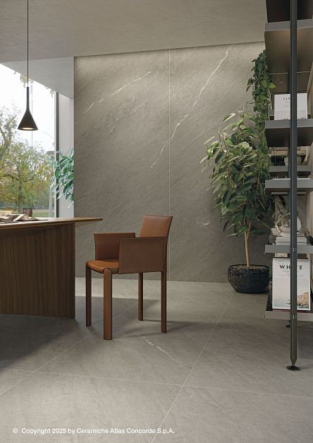 Плитка керамогранит Forte Dei Marmi Rock Venaria Grey 60x120 Рет (1,44 кв.м.) под камень