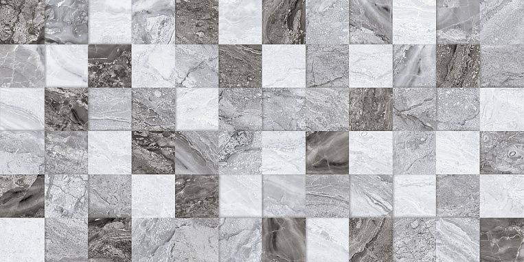 Плитка керамика Cube Ceramica Prado Mosaic Gray 30x60 под камень
