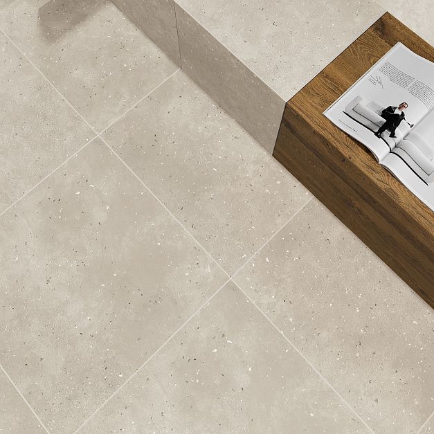 Плитка керамогранит Grasaro Granella Beige G-43 MR 300x600x10 под бетон