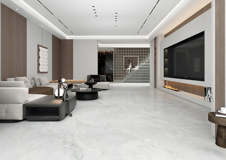 Плитка керамогранит BASCONI HOME Onyx White 600x1200x10 semi-polished под оникс